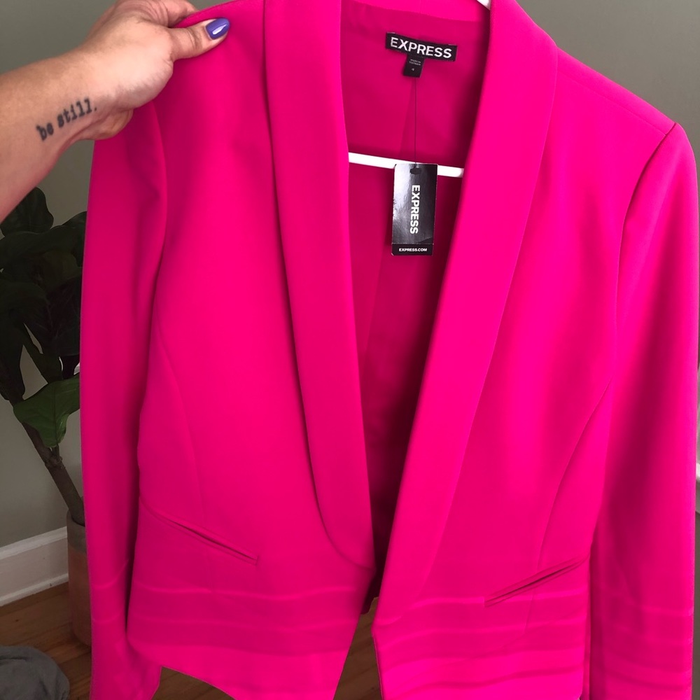Hot pink blazer
